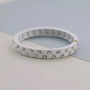 Roxanne Assoulin -  Bit X Bit Silver Stretch Bracelet
